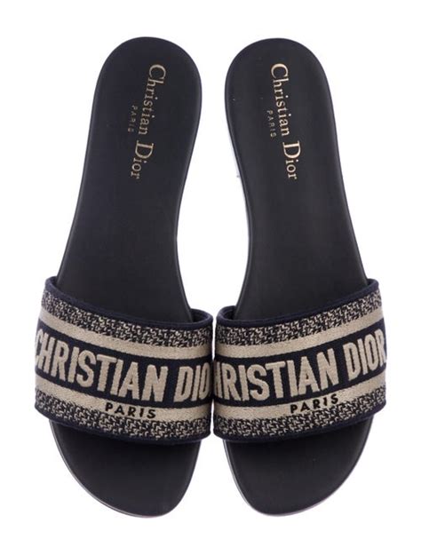 christian dior paris slides|christian dior slides for women.